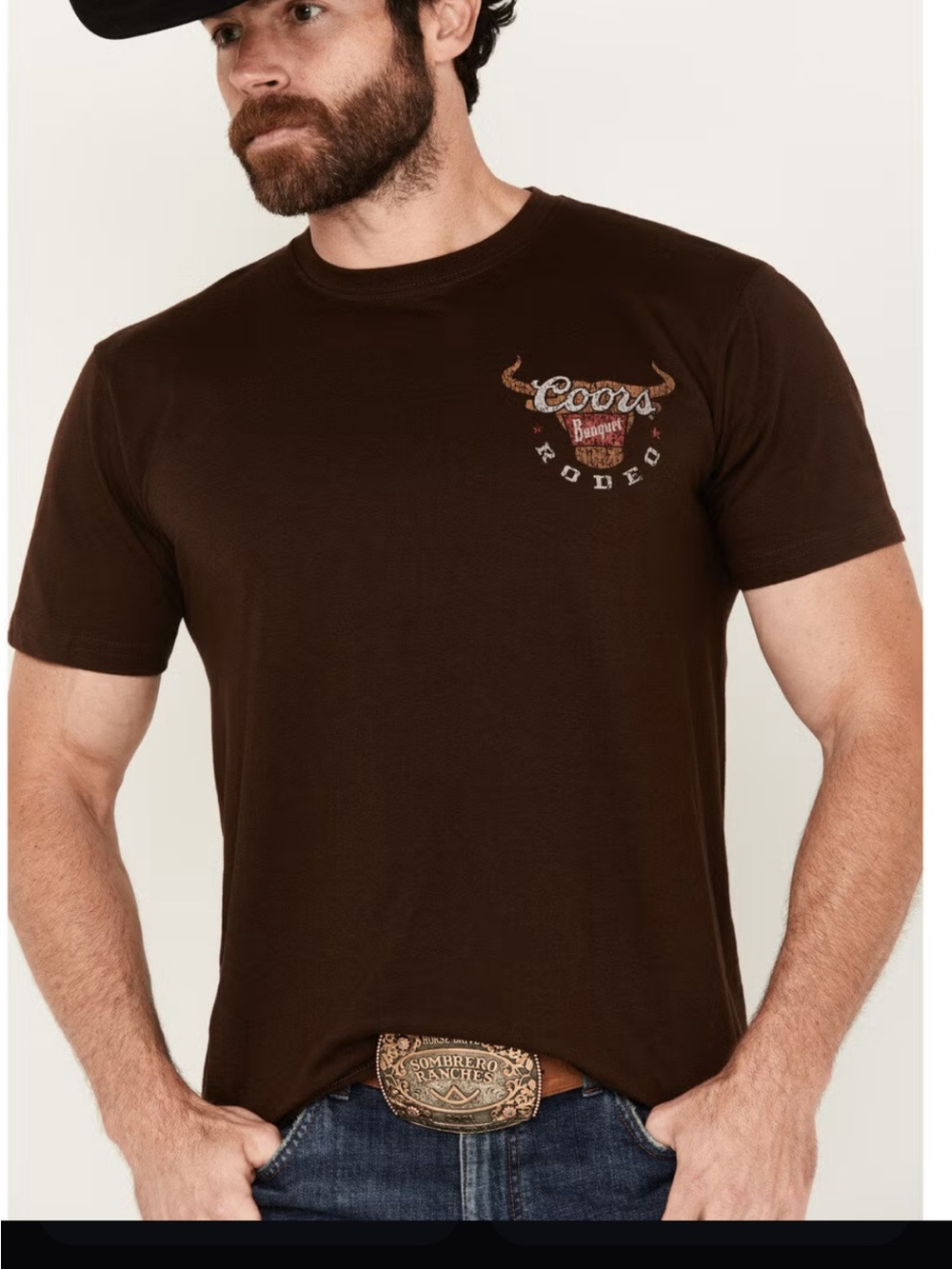 Coors Brown Short-Sleeve Crew Neck Tee